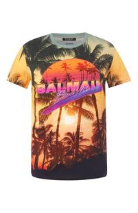 Хлопковая футболка BALMAIN 7645238
