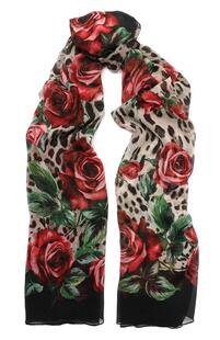 Шелковый шарф Dolce&Gabbana 6957411