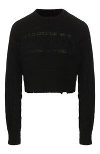 Хлопковый пуловер RTA 9860542