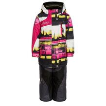 Комплект куртка/брюки AtPlay, цвет: розовый/желтый 11664364