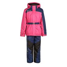 Комплект куртка/брюки AtPlay, цвет: розовый/синий 11664088
