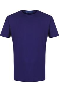 Хлопковая футболка с круглым вырезом Andrea Campagna 3271701