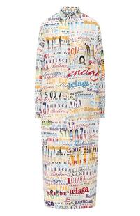 Шелковое платье Balenciaga 9493784