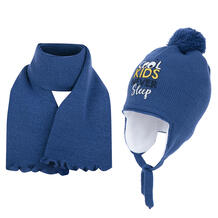 Комплект шапка/шарф Aliap, цвет: синий 10976564
