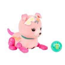 Игровой набор Little Live Pets Щенок с мячиком Shine Apple розовый 8 см 10890383