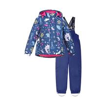 Комплект куртка/полукомбинезон Crockid, цвет: т.синий 11136326