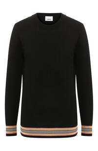 Шерстяной пуловер Burberry 9310034