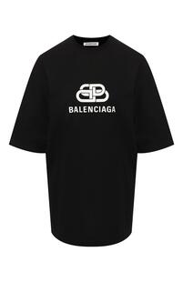 Хлопковая футболка Balenciaga 9147375