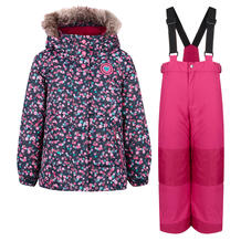 Комплект куртка/полукомбинезон Peluchi&Tartine, цвет: лиловый 10955792