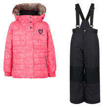 Комплект куртка/полукомбинезон Peluchi&Tartine, цвет: розовый 10955816
