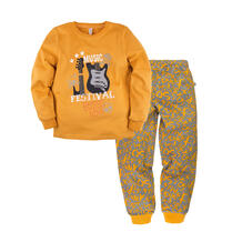 Пижама джемпер/брюки Bossa Nova Маэстро, цвет: оранжевый 10881014