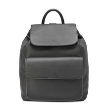 Кожаный рюкзак с клапаном и внешним карманом Giorgio Armani 2019466