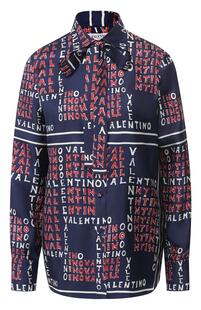 Шелковая блузка Valentino 6971726