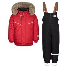 Комплект куртка/полукомбинезон Kisu, цвет: красный 10980140