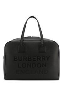 Кожаная дорожная сумка Burberry 8466800