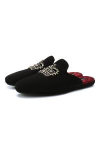 Кожаные домашние туфли Young Pope Dolce&Gabbana 8413404