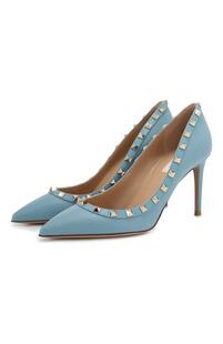 Кожаные туфли Garavani Rockstud Valentino 8236619