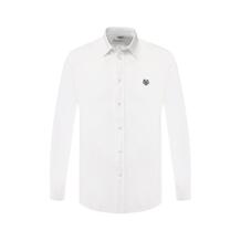 Хлопковая рубашка с воротником button down Kenzo 8184294