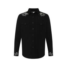 Хлопковая рубашка Yves Saint Laurent 8186590