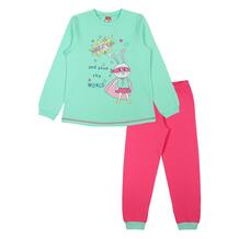 Пижама джемпер/брюки Cherubino, цвет: зеленый 11087666