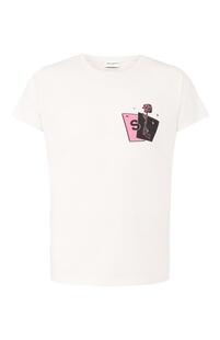 Хлопковая футболка Yves Saint Laurent 7997849