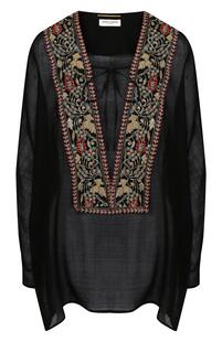 Шерстяная блузка Yves Saint Laurent 7905435