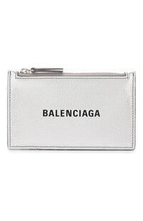 Кожаный футляр для кредитных карт Everyday Balenciaga 7857548