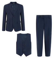 Комплект пиджак/жилет/брюки Rodeng, цвет: синий 6269965
