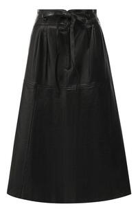 Кожаная юбка Polo Ralph Lauren 7621935