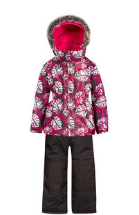 Комплект куртка/полукомбинезон Zingaro By Gusti, цвет: розовый/серый 6492889