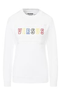 Хлопковый пуловер Versus Versace 7047487