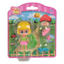 Игровой набор Paula&Friends Кукла мини с аксессуарами блондинка 7.4 см 10666142