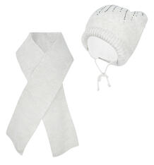 Magrof Комплект шапка/шарф, цвет: серый 6720780