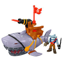 Игровой набор Imaginext Капитан Немо и скат Mega mouth shark 6213241