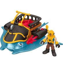 Игровой набор Imaginext Капитан Немо и скат Cartain Nemo Stingray 6215347