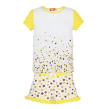 Пижама футболка/шорты Let'S Go, цвет: белый/желтый 10386428