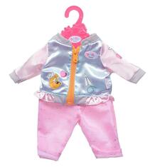 Одежда для куклы Baby Born Штанишки розовые и кофточка для прогулки 8925115