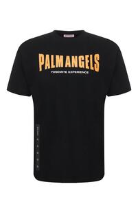 Хлопковая футболка PALM ANGELS 8781100