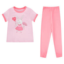 Пижама футболка/брюки Котмаркот, цвет: розовый 10682741
