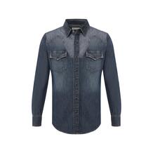 Джинсовая рубашка Yves Saint Laurent 8876804