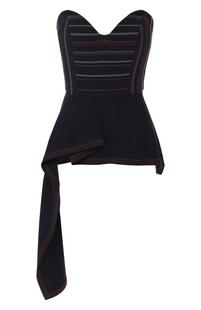 Топ с оборкой Roland Mouret 8442860