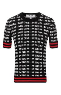 Хлопковый пуловер MSGM 6992320