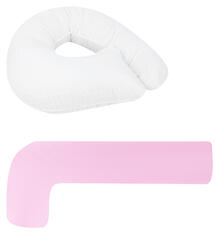 Комплект Smart-textile Гармония-лайт подушка/наволочка 2 предмета длина по краю 250 см, цвет: розовый 8305615