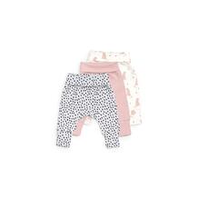 Комплект брюки 3 шт Happy Baby Кисуля, цвет: розовый/серый 10647110