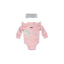 Комплект боди/повязка Happy Baby Кисуля, цвет: розовый 10647428