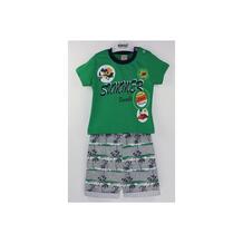 Комплект футболка/шорты Bidirik, цвет: зеленый 10600334