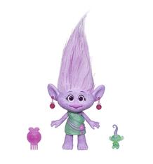 Фигурка Trolls Сверкающая девочка с малышом 23 см 9934542