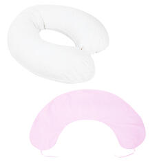 Комплект Smart-textile Бумеранг-лайт подушка/наволочка 2 предмета длина по краю 220 см, цвет: розовый 8331805
