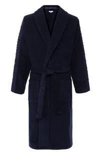 Хлопковый халат с поясом и шалевым воротником Calvin Klein Underwear 6419300