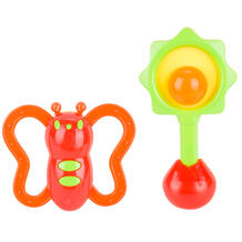 Разивающая игрушка S+S Toys Набор погремушек желто-оранжевые 10550309